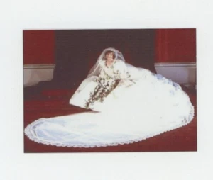 Princesa Diana de Gales 1982 Vestido de Boda METAL Foto - - Imagen 1 de 1