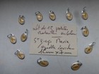 lot de 12 medailles Sainte Vierge Marie couleur  marron Jaune   Mary 
