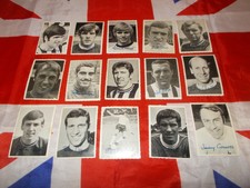 A&BC 1966-67 Football Cards Job Lot - Greaves,Charlton,Ball,Moore,Peters Etc