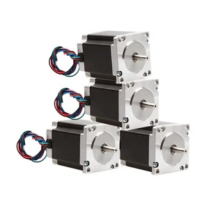 4 pcs Nema 23 stepper motor 270 oz.in=1.9NM 3A 23HS8430D bipolar - Picture 1 of 4