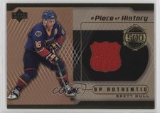 2000-01 Upper Deck A Piece of History 500 Goal Club Brett Hull #500-BHu HOF