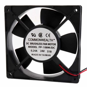 Ventilateur 120x120x25mm 24VDC 3000RPM 88 Cfm Commonwealth Fp-108m / Dc S1b - Photo 1/1