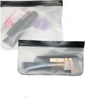 Clear Toiletry Bags Frosted, Clear Pouch, Clear Makeup Bags, Patches Makeup Pouc