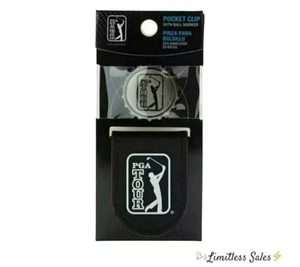 PGA Tour Pocket Clip with Ball Marker, Magnetic Closure - Picture 1 of 13