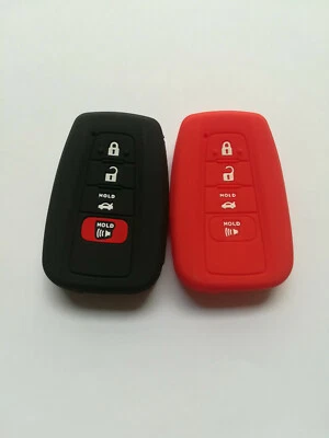 2pcs Key Cover for 2019-2021 Toyota Camry Corolla Rav4 Avalon HYQ14FBC HYQ14FBE - Image 1 of 3