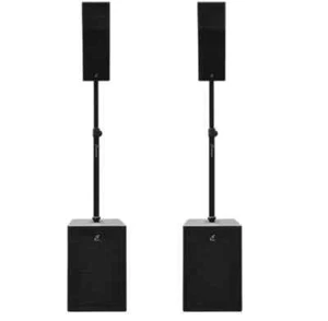 2x Studiomaster CORE121 Active Column Array Speaker 8800W Bluetooth PA System - Picture 1 of 5