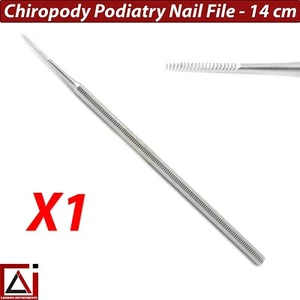 Single Ended Nail Blacks File Nail Art Chiropody Podiatry Nail File instruments - Picture 1 of 5