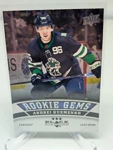 2022-23 UD Extended Series Andrei Kuzmenko #BD-36 Black Diamond Rookie Gems - Bild 1 von 2