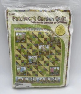 Patchwork Garden Quilt Featuring The Collection By Cat Williams 56.5 x 67.5 NEW - Picture 1 of 4