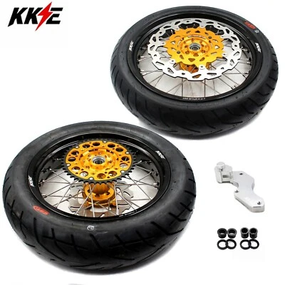 Llantas de 17" Supermoto para Suzuki RMZ250 07-2025 RMZ450 2005-2025-KKE Foto 1 de 4