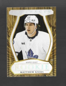 MATTHEW KNIES 2023-24 Upper Deck Artifacts ROOKIE LEATHER VARIANT SP RC #200 - Picture 1 of 2