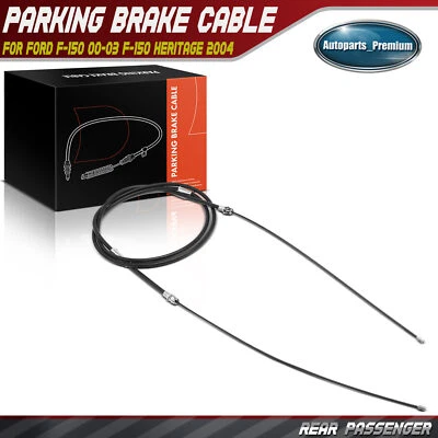 Rear RH Right Parking Brake Cable for Ford F-150 2000-2003 F-150 Heritage 2004 - Image 1 of 4