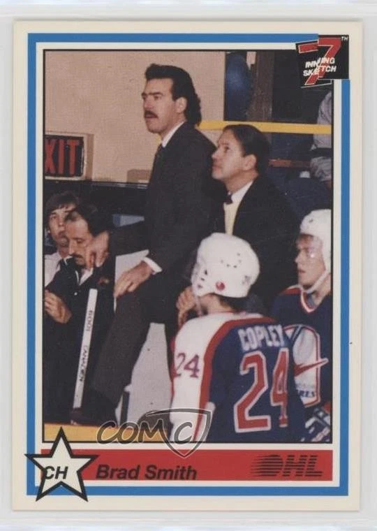 1990-91 7th Inning Sketch OHL Brad Smith #200 - Image 1 of 2