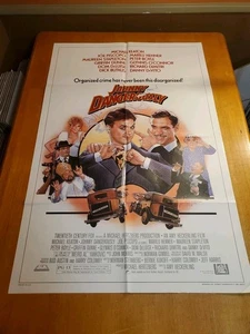 Johnny Dangerously Movie Poster 27x41 Folded One Sheet 1984 Michael Keaton - Picture 1 of 13