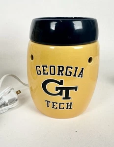 Scentsy Wax Warmer Georgia Tech Yellow Jackets Campus Collection w/Box - Picture 1 of 8