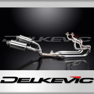 HONDA ST1100 PAN EUROPEAN 89-02 EXHAUST SYSTEM 225mm STAINLESS OVAL SILENCERS - Picture 1 of 4