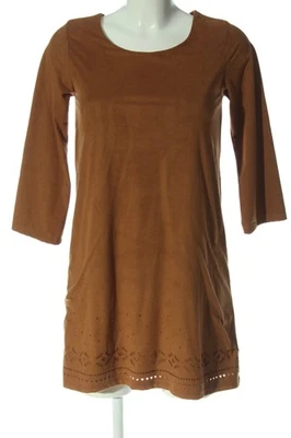 SPRINGFIELD Langarmkleid Damen Kleid Gr. DE 36 braun Casual-Look - Bild 1 von 4