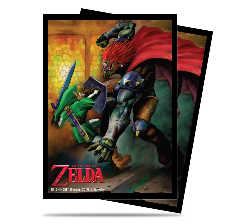 Protector de baraja de cartas estándar Legend of Zelda Link y Ganon Foto 1 de 1