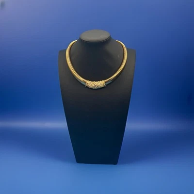 Collar CHRISTIAN DIOR Chapado en Oro Estrás con Extensor Foto 1 de 4