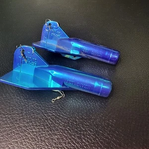 Coppia (2) Pialla Jet Luhr Jensen Blu Vintage, Bait Diver! - Foto 1 di 4