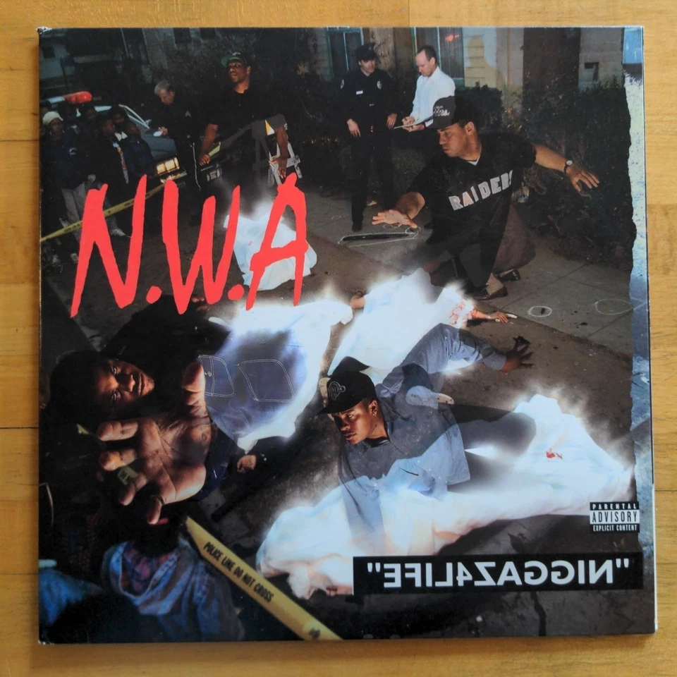 N.W.A. - EFIL4ZAGGIN/100 Miles And Runnin - 2002 Remastered Vinyl LP&EP VG/VG+ - Image 1 of 4