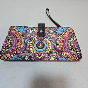 Sakroots Large Smartphone Wristlet Crossbody Rainbow Fernlust - Bild 1 von 6