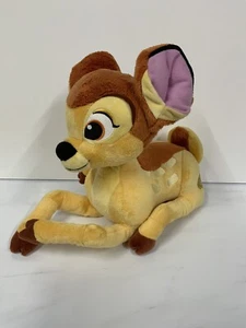 Disney Store Authentic stamped Bambi plush soft toy 11” tall 12” Long - Picture 1 of 9