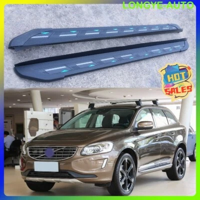 2PCS Side Steps Running Boards Fits For Volvo XC60 2013-2017 Side Nerf Bars - Imagem 1 de 4