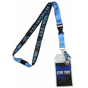 Bioworld Star Trek Blue NCC-1701 Lanyard NEW - Picture 1 of 2