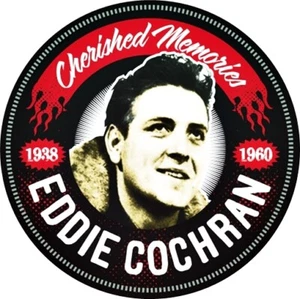 Eddie Cochran 3" Fridge Magnet Rock n Roll legend Pop rockabilly blues Heaven - Foto 1 di 2