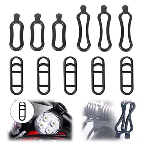 Lot de 11 anneaux en caoutchouc extensibles pour lampe de poche de vélo suppo... - Photo 1 sur 7