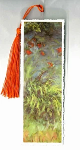 Marcador de pintura ARTE Monet Hemerocallis por el agua peces dorados estanque impresión regalos - Imagen 1 de 3