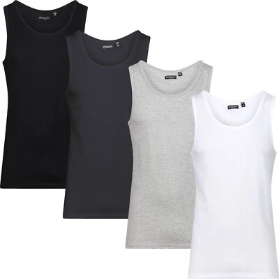 New Mens Vest Cotton Sleeveless T Shirt Gym Summer Training Sports Tank Top Tee - Image 1 of 4