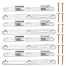  4 Sets Bed Rail Connecting Fittings Brackets Furniture Fastener Accessories
