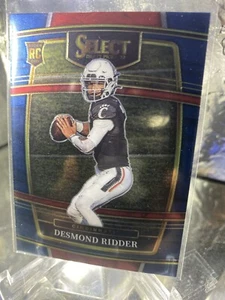 2022 Select Draft Picks Blue Retail - Desmond Ridder - Base Rookie - #17 - Bild 1 von 2