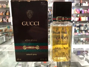 GUCCI AFTER SHAVE NATURAL SPRAY 125 ML BOX IN ROUGH CONDITION - Picture 1 of 3