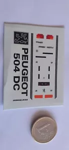 decals43.com decalcomanie déco Peugeot 504 pick-up double cabine 1/43 - Bild 1 von 1