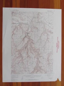 Mapa de ratón Stockett Montana 1957 original vintage del USGS - Imagen 1 de 1