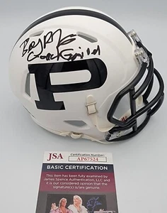 MINI CASCO FIRMADO BILLY BOB THORNTON LUCES DEL VIERNES POR LA NOCHE JSA - Imagen 1 de 4