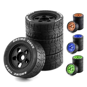 100x43mm Tire Tyre 17mm Wheel Hex For Arrma 1/7 Infraction Felony LimitlessEX07 - Picture 1 of 22