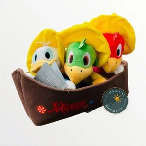 NWT!! Disney Parks EPCOT Mexico Three Caballeros Donald Grand Fiesta Ride Plush - Picture 1 of 1
