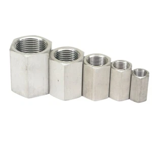 1/8"-1" BSP NPT M8-M20 hembra reductor igual SUS304 reductor de montaje de tubería hexagonal - Imagen 1 de 39