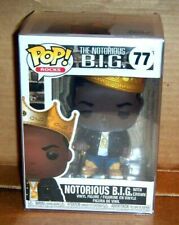 Funko Pop! Rocks - The Notorious B.I.G. With Crown #77 - In Protector - Biggie