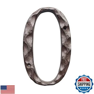 BetLight Cast Iron House Numbers-5 Inch Rustic Address Number- Solid and Heav - Picture 1 of 5