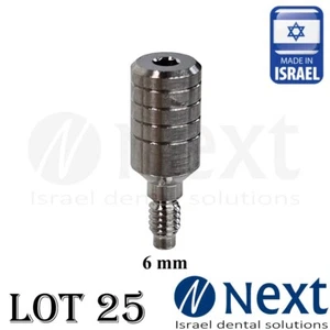 Lote x 25 Pilar Tapa Curativa Interna Hexagonal Ø 4.0 mm Titanio 6 mm - Imagen 1 de 3