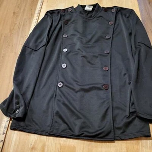 Green Hornet Costume Top Black Button Polyester Adult Medium/Large Halloween - Picture 1 of 11