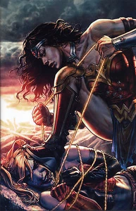 JUSTICE LEAGUE VS. SUICIDE SQUAD deutsch #1 VIRGIN-VARIANT Bermejo  WONDER WOMAN - Bild 1 von 1