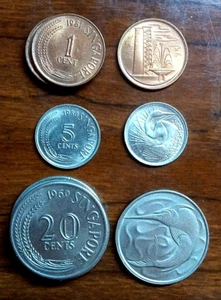 SINGAPORE Lot of One Hundred Six (106) Coins- A Nice Lot of Far Eastern Coinage! - Picture 1 of 4