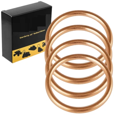 Paquete de 4 juntas de tubo de escape para Honda CB900C CB900F 1980 1981 1982 Foto 1 de 4