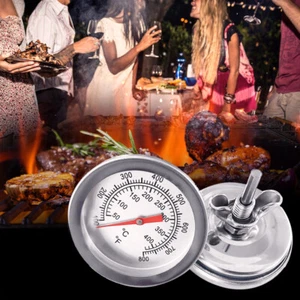 Edelstahl Ofenthermometer Temperaturanzeige für Pizzaöfen BBQ Herd - Bild 1 von 10
